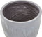 FTERO - Bloempot - Grijs - 28 x 28 x 16 cm - Kleivezel