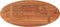 vidaXL - Tafelblad - ovaal - 80x40x3,8 - cm - massief - acaciahout