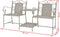 vidaXL - Tuinbank - 2-zits - 161 - cm - staal - grijs