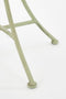Mica Decorations Provence Bistrotafel - Eettafel - H70 x Ø60 cm - Lichtgroen