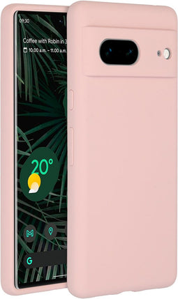 Accezz Liquid Silicone Backcover Google Pixel 7 - Schokabsorberend - Roze