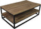 HSM Collection Salontafel met onderplank - oud hout/ijzer