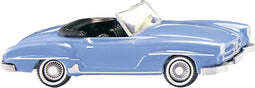 Wiking 0250 02 H0 Auto Mercedes Benz 190 SL Cabrio, lichtblauw