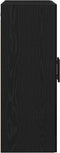 vidaXL - Wandkast - Zwart - Eiken - 69,5x34x90 - cm - Samengesteld - Hout