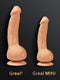 G-Vibe - G-Real - Mini Vibrerende Dildo - 3 x 18 cm - Beige