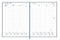 Ryam | Bureau agenda | Weekplan Wit NL Mundior | 2025 | Genaaid gebonden | 170 x 220 mm | 14 mnd | Bordeaux |