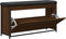 vidaXL - Schoenenbankje - met - klaplade - 102x32x56 - cm - bruin - eikenkleur