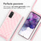 iMoshion Hoesje Geschikt voor Samsung Galaxy S10 Hoesje Met Koord - iMoshion Siliconen design hoesje met koord - Roze / Retro Pink