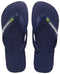 Havaianas Brasil Logo Slippers - Teenslipper - Unisex - Blauw (43/44)