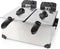 Nedis Frituurpan - Capaciteit: 2x3 l - 3600 W - 90 °C - 190 °C