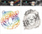 Creative Craft Group Scratch Set Regenboog Tijger & Eenhoorn