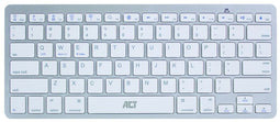ACT AC5605 - Bluetooth Toetsenbord - Azerty/BE layout - Ultradun - Wit