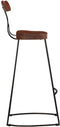 vidaXL - Barkrukken - 2 - st - 49x43x103 - cm - massief - mangohout