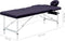 vidaXL - Massagetafel - inklapbaar - 3 - zones - aluminum - paars