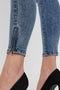 VERO MODA VMTILDE MR S ANK ZIP J VI3113 GA NOOS - Denim jeans - Mid rise - Licht blauw
