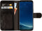 Mobiparts Excellent Wallet Case - Flip Cover - Echt leder met pasjesvak - Zwart