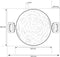 Eurolux Wok 32 x 10 cm flexinductie / combizone Bosch en Siemens Compatible