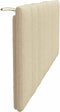 vidaXL - Hoofdbordkussen - 120 - cm - stof - crèmekleurig