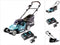 Makita DLM432PT2 - Grasmaaier - Accu 2x18V - Maaibreedte 43 cm - Geschikt voor gazons tot 575 m² (2 stuks)