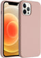 Accezz Liquid Silicone Backcover - iPhone 12 Pro Max - Schokabsorberend - Roze