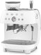 Smeg EGF03WHEU - Espressomachine met bonenmaler - 19 bar druk - Wit
