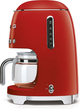 SMEG DCF02RDEU - Filterkoffiemachine - 10 koppen - Rood