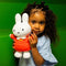 Mama Konijn - Knuffel 28 cm - Wit Oranje