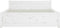 vidaXL - Bedframe - massief - hout - wit - 120x190 - cm