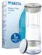 BRITA Waterfilterkaraf - 1,3L - incl. 1 MicroDisc filter - vermindert PFAS chloor herbiciden pesticiden - zachtgrijs