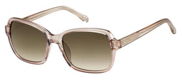 Fossil FOS3095/S - Zonnebril - UV-filter gepolariseerd - Beige/Bruin