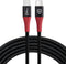 Microconnect MC-CUSBC-SC - USB-C Kabel - 1,5 m Snel opladen - Rood Zwart