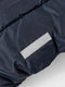 NAME IT NKMMAKE PUFFER JACKET - Puffer jas - Teddyvoering afneembare capuchon - Donkerblauw - Maat 152