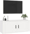 vidaXL Tv-wandmeubel - 100x34,5x40 cm - 2 vakken - wit