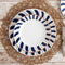 Bidasoa Oceanika - Eetbord Keramisch Ø 27 cm - Blauw (12 stuks)