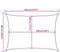 vidaXL - Zonnezeil - 160 - g/m² - rechthoekig - 5x7 - m - HDPE - geel