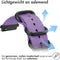 iMoshion Nylon 22 mm bandje – Geschikt voor Garmin Venu 2 / Fenix 7 Pro / 7 / 7s / 6 Pro / 6 / Vivoactive 4 / Polar Grit X Pro / X / Vantage M2 / V2 - Paars