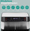 Niceey Dubbele Airfryer XXL - 8.0 Liter - 2460 Watt - 2 Kookvakken - Zilver