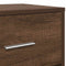 vidaXL - Nachtkastje - met - lade - 40x34x50 - cm - bruin - eikenkleur