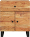 vidaXL - Nachtkastje - 50x33x60 - cm - massief - acaciahout - en - bewerkt - hout