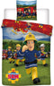 Brandweerman Sam Dekbedovertrek, Crew - 140 x 200 cm + 63 x 63 cm - Polyester