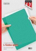 Insteekmap L-model Quantore * A4 L-map * Groen * PP * 0.12mm dik * 100 stuks