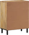 vidaXL - Bijzetkast - 60x33x75 - cm - massief - mangohout