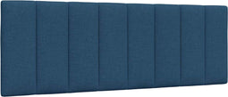 vidaXL - Hoofdbordkussen - 140 - cm - stof - blauw