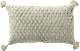 Dutch Decor DAIMY - Kussenhoes 30x50 cm - Harbor Gray - blauw - met rits - zonder binnenkussen