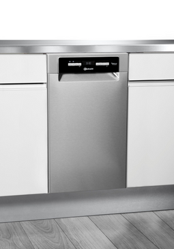 Bauknecht BSUO 3O21 PF X - Smalle Onderbouw Vaatwasser 45 cm - 10 couverts - Roestvrijstaal