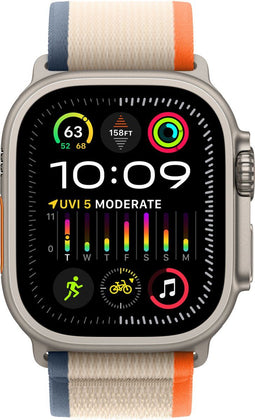 Apple Watch Ultra 2 - GPS + Cellular - 49mm - Titanium kast met Trail Loop - M/L