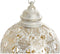 Kooi DKD Home Decor 27,5 x 27,5 x 52 cm Verouderde afwerking Gouden Metaal Wit Tuin