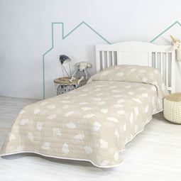 Sprei HappyFriday BASIC KIDS Beige 200 x 260 cm