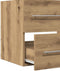 vidaXL - Wastafelkast - 60x38,5x48 - cm - spaanplaat - ambachtelijk - eikenkleurig