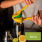 HI NATURE™ Citroenpers - Handmatige Citruspers - Roestvrij Zinklegering - Groen / Geel